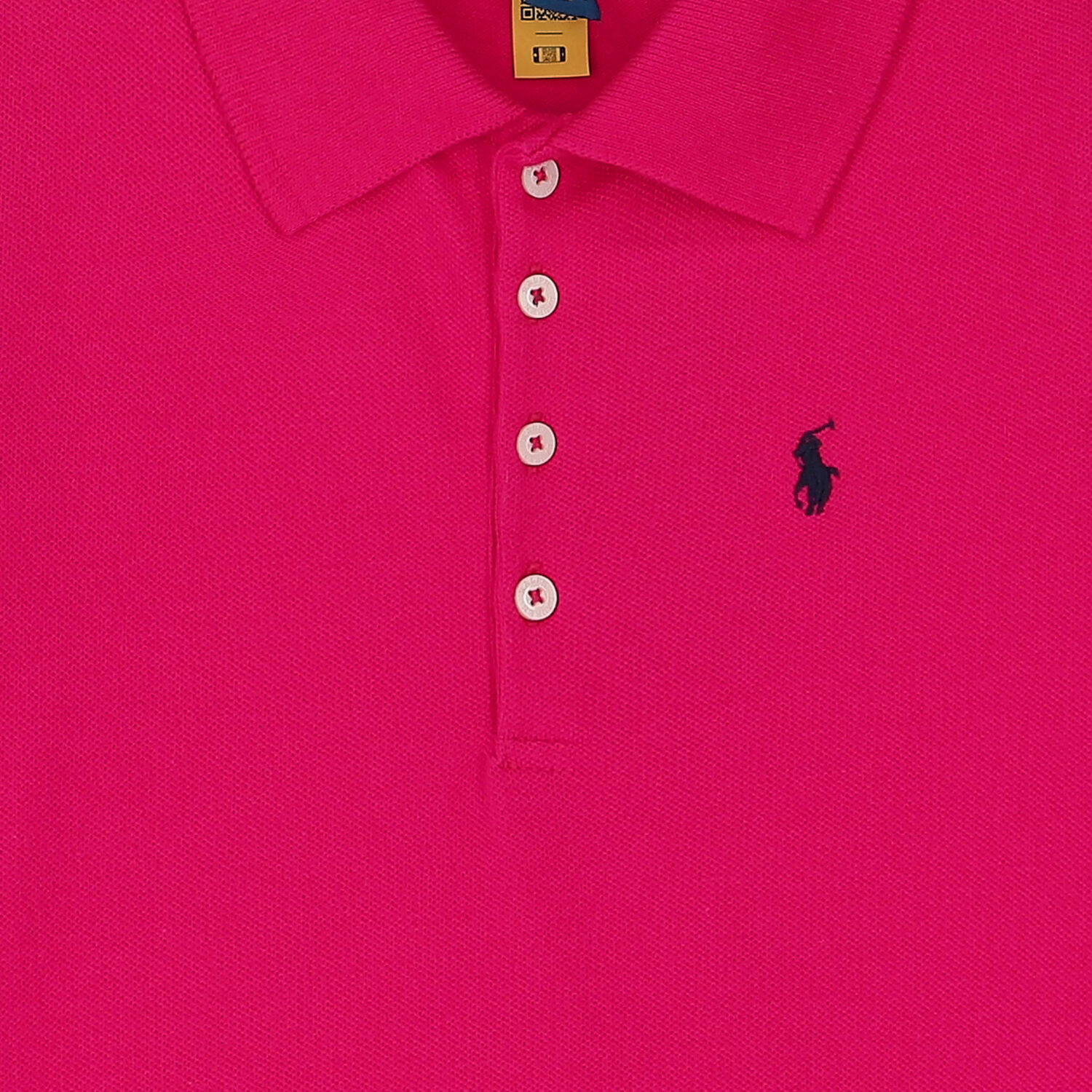 Girls Pink Logo Polo Dress, 1, hi-res image number null