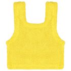 Girls Yellow & Bubblegum Pink Crinkle Bikini, 1, hi-res