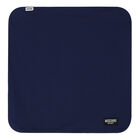 Navy Blue Teddy Bear Logo Baby Blanket, 4, hi-res