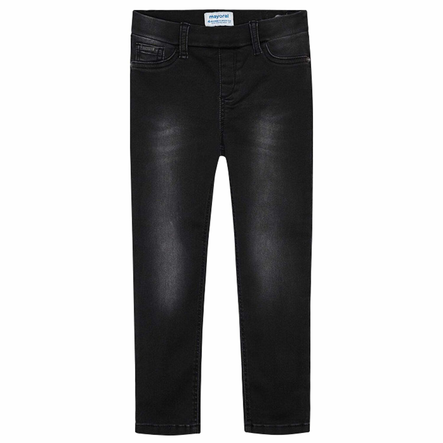Girls Black Jeggings, 1, hi-res image number null