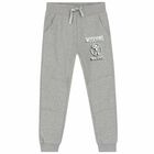 Boys Grey Logo Jogger, 1, hi-res