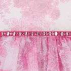 Girls White & Pink Tulle Floral Dress, 1, hi-res