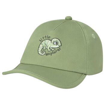 Younger Boys Green Chameleon Cap