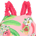 Younger Girls Pink Flamingo Swimsuit, 1, hi-res