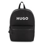Black Logo Backpack, 1, hi-res
