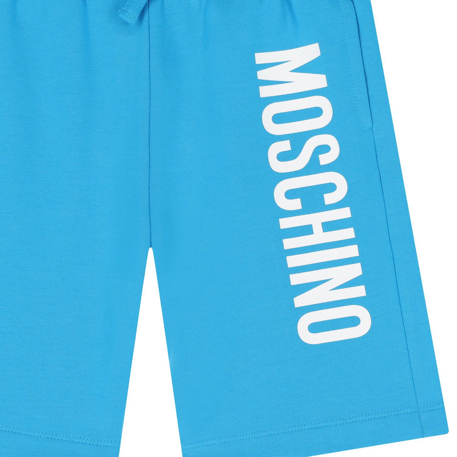 Boys Blue Logo Shorts, 2, hi-res