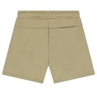 Boys Green Logo Shorts, 2, hi-res