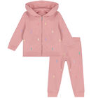 Baby Girls Pink Logo Tracksuit, 1, hi-res