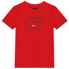 Boys Red Logo T-Shirt, 3, hi-res