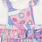 Baby Girls White & Pink Fontane Romper, 1, hi-res