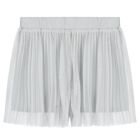 Girls Grey Pleated Tulle Shorts, 1, hi-res