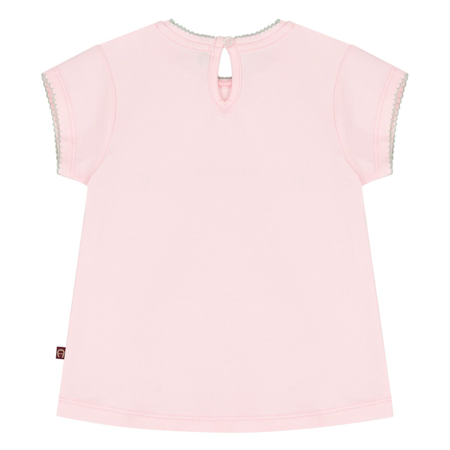 Younger Girls Pink Bag Logo T-Shirt, 1, hi-res