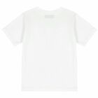 Boys White Logo T-Shirt, 2, hi-res