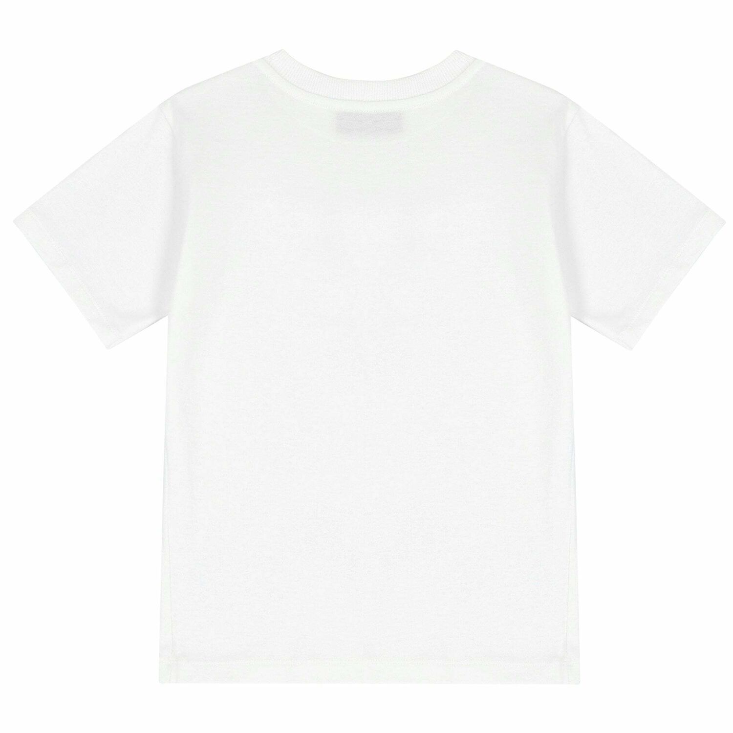 Boys White Logo T-Shirt, 2, hi-res image number null