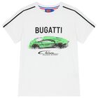 Boys White & Green Logo T-Shirt, 1, hi-res