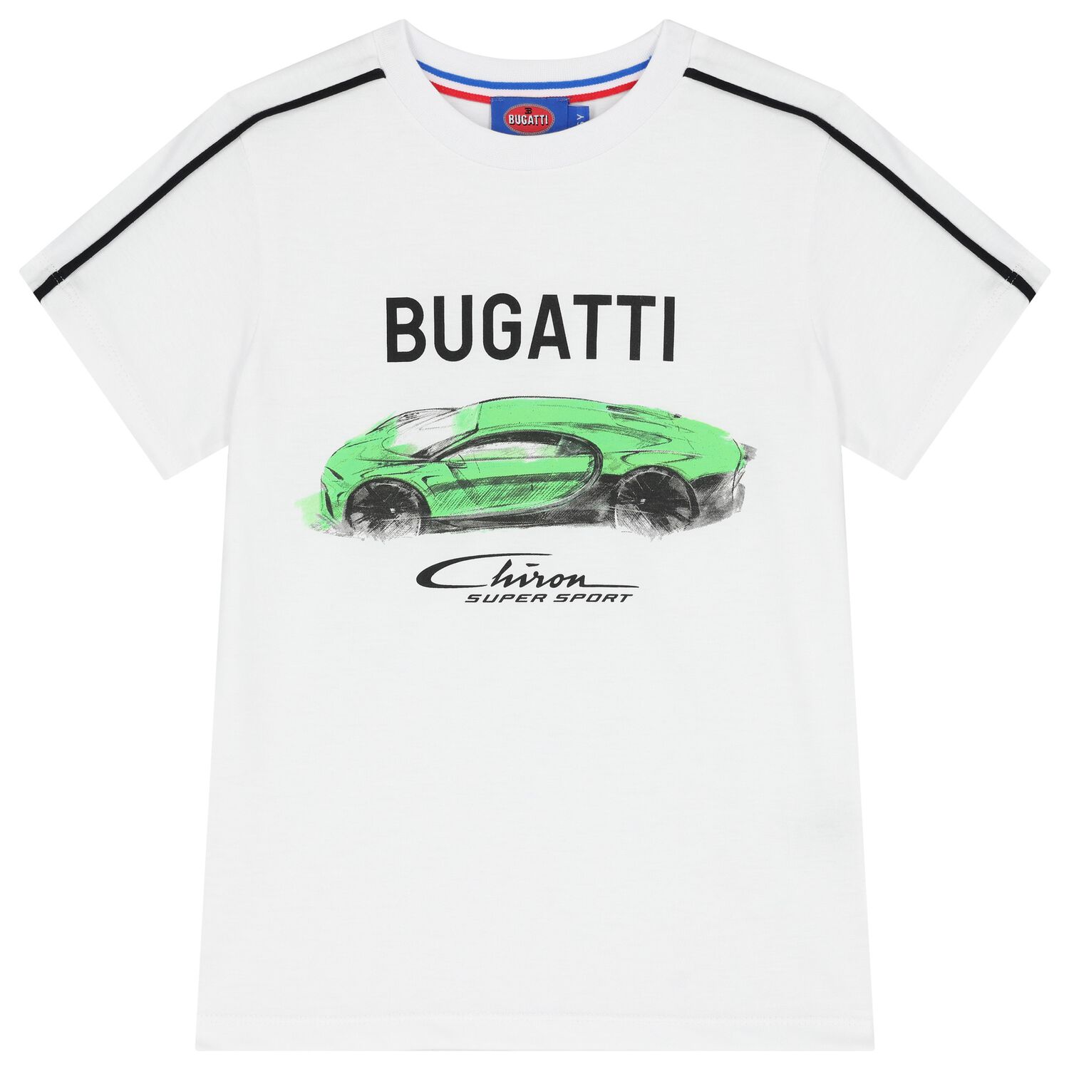 Boys White & Green Logo T-Shirt, 1, hi-res image number null