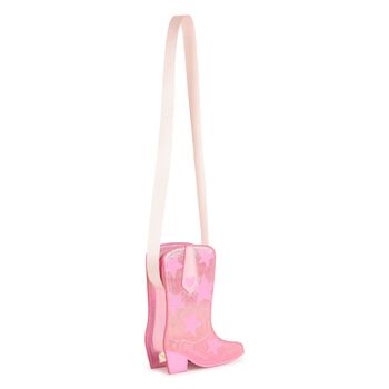 Girls Pink Boot Bag 