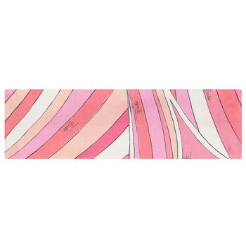 Girls Pink Iride Print Headband