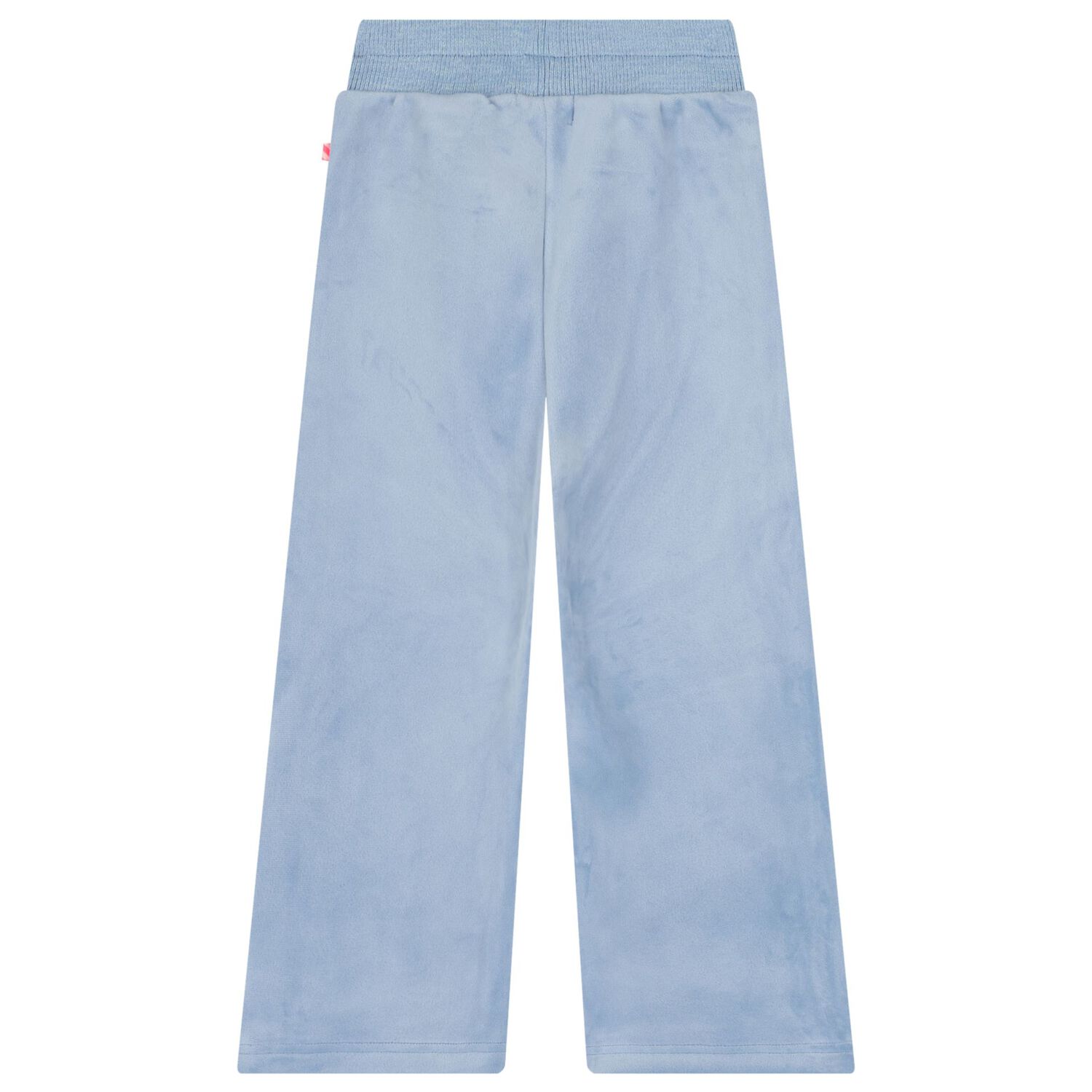 Girls Blue Heart Flared Trousers, 1, hi-res