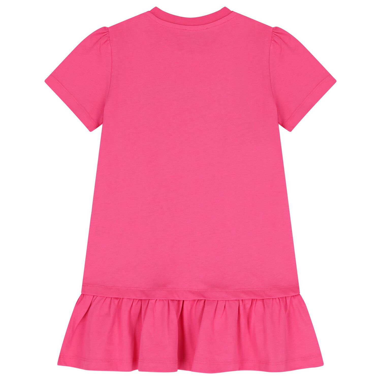 Girls Pink Logo Dress, 2, hi-res