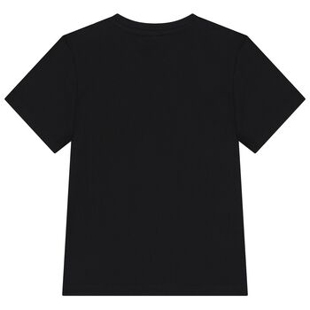 Boys Black Logo T-Shirt