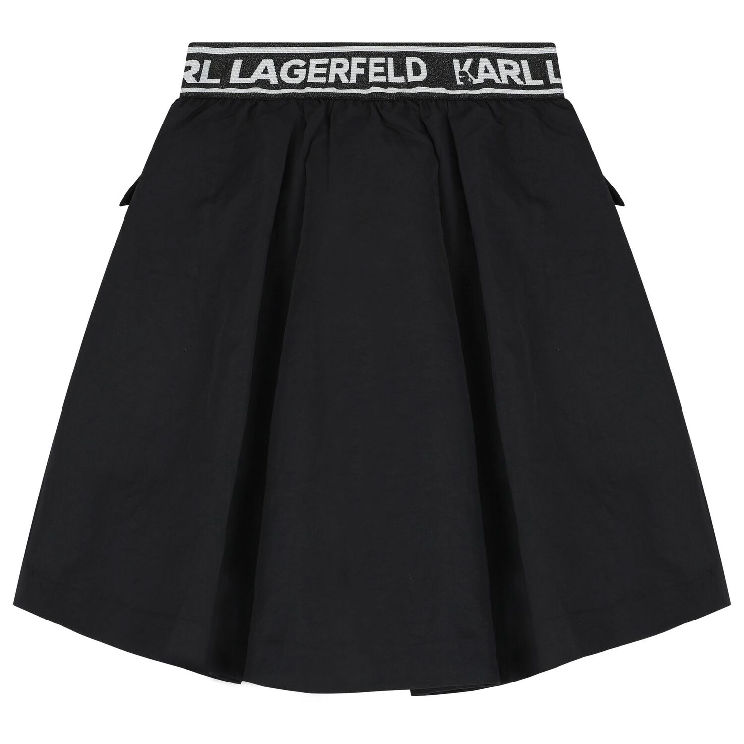 Girls Black Logo Skirt, 1, hi-res image number null