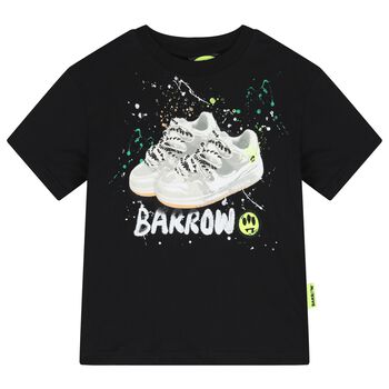 Boys Black Logo T-Shirt