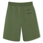 Boys Green Logo Shorts, 2, hi-res