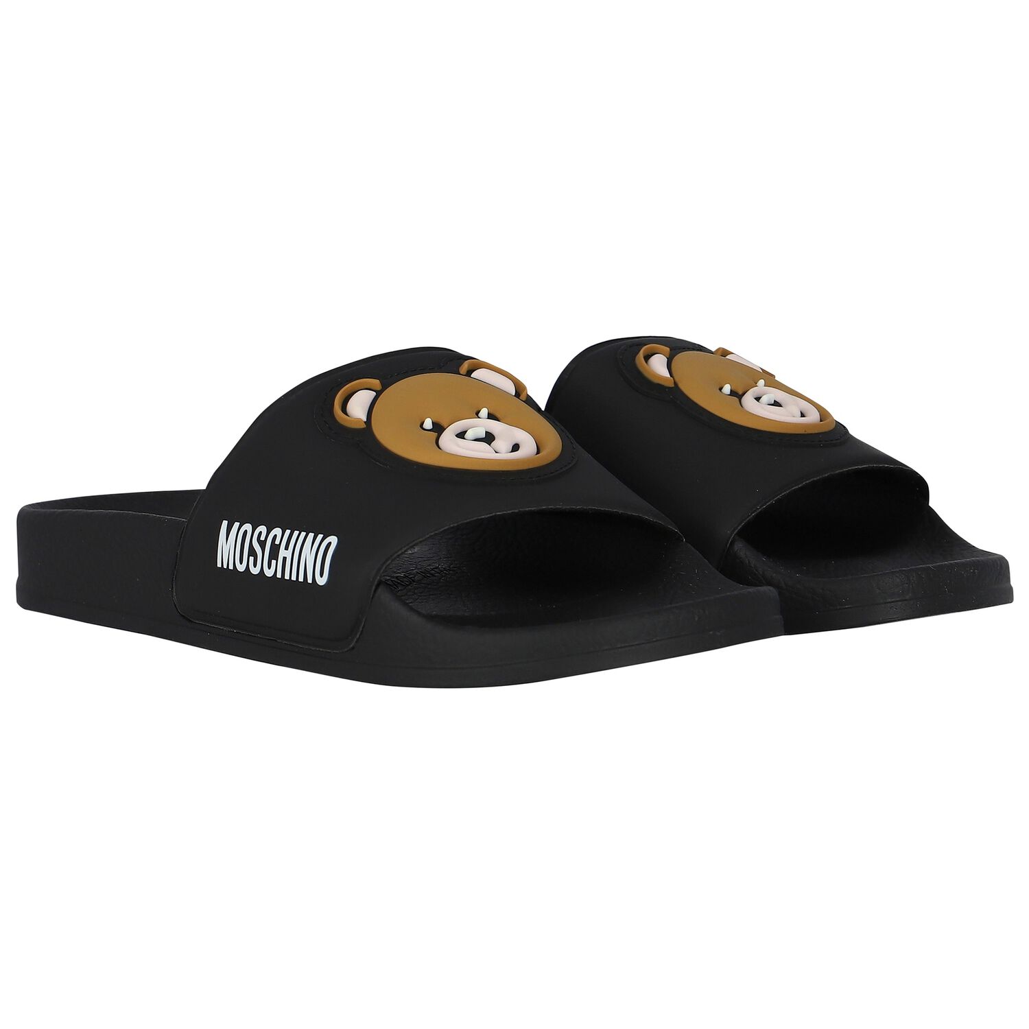 Black Teddy Bear Logo Sliders, 1, hi-res
