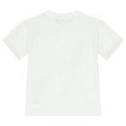 Boys White Logo T-Shirt, 1, hi-res
