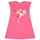 Girls Pink Dress Set, 2, hi-res
