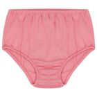 Baby Girls Pink Polo Bear Dress Set, 1, hi-res