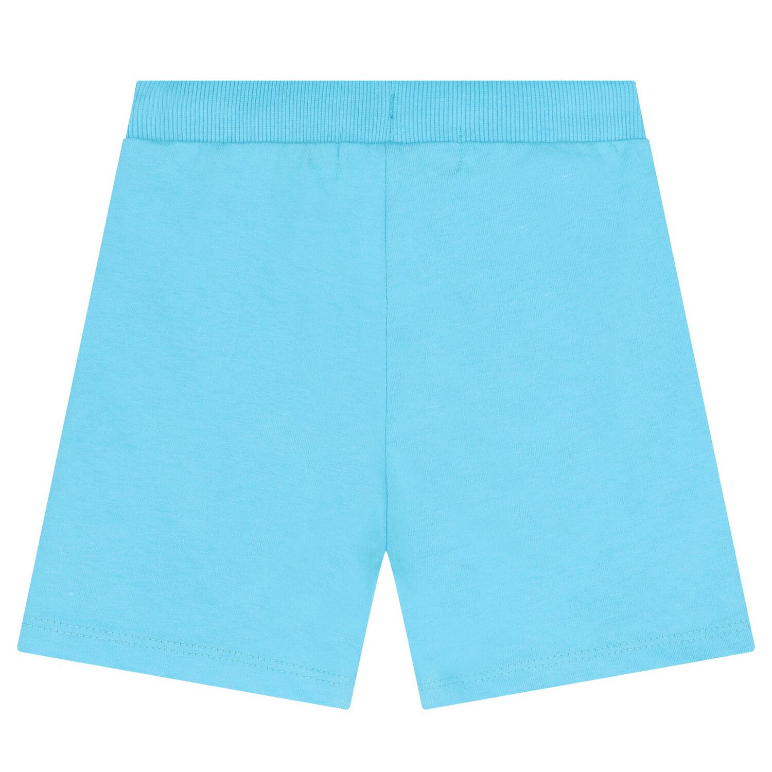 Boys White & Blue Fish Shorts Set, 1, hi-res image number null