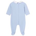 Baby Boys Blue Elephant Babygrow, 2, hi-res