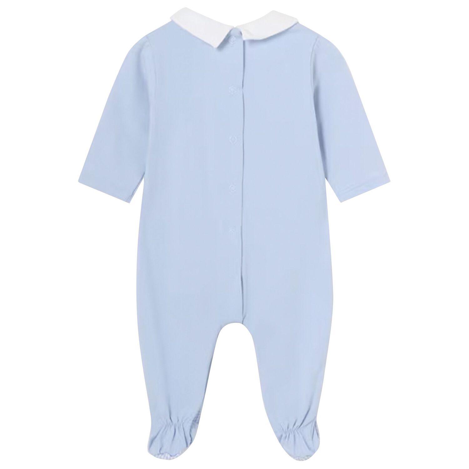 Baby Boys Blue Elephant Babygrow, 2, hi-res