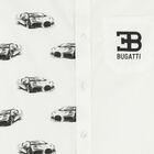 Boys White Logo Shirt, 1, hi-res