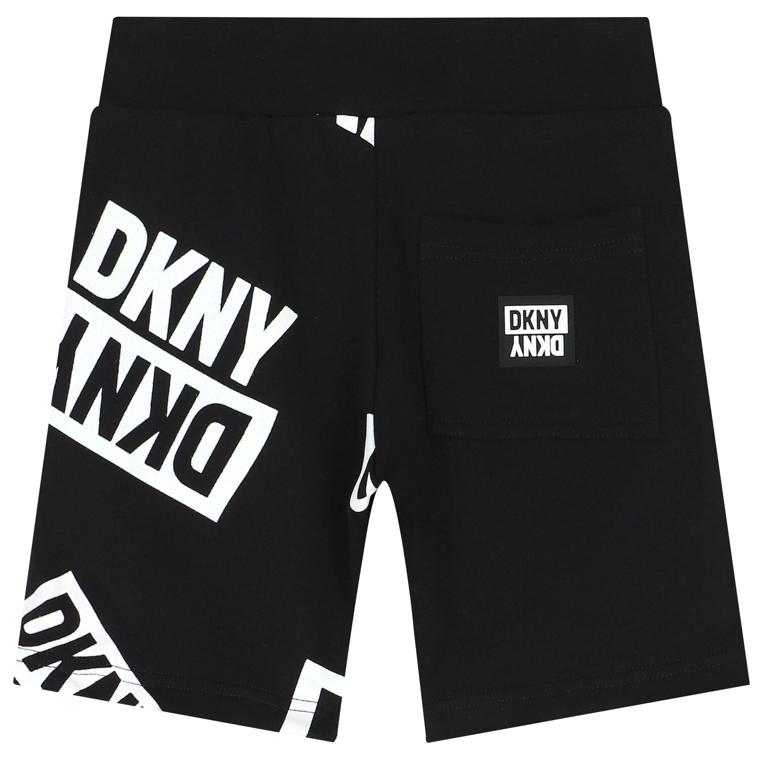 Black & White Logo Shorts, 1, hi-res