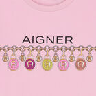 Girls Pink Logo Dress, 1, hi-res