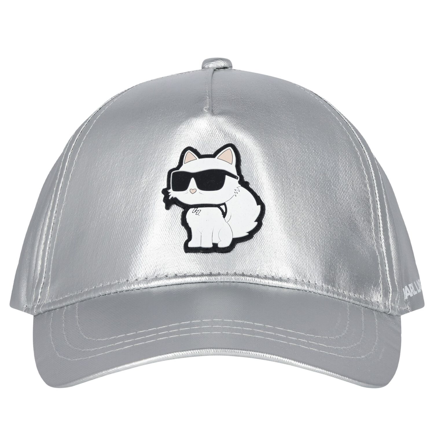 Girls Silver Choupette Cap, 1, hi-res image number null