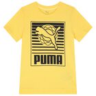 Boys Yellow Logo T-Shirt, 1, hi-res