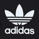 Girls Black Trefoil Logo Dress, 1, hi-res