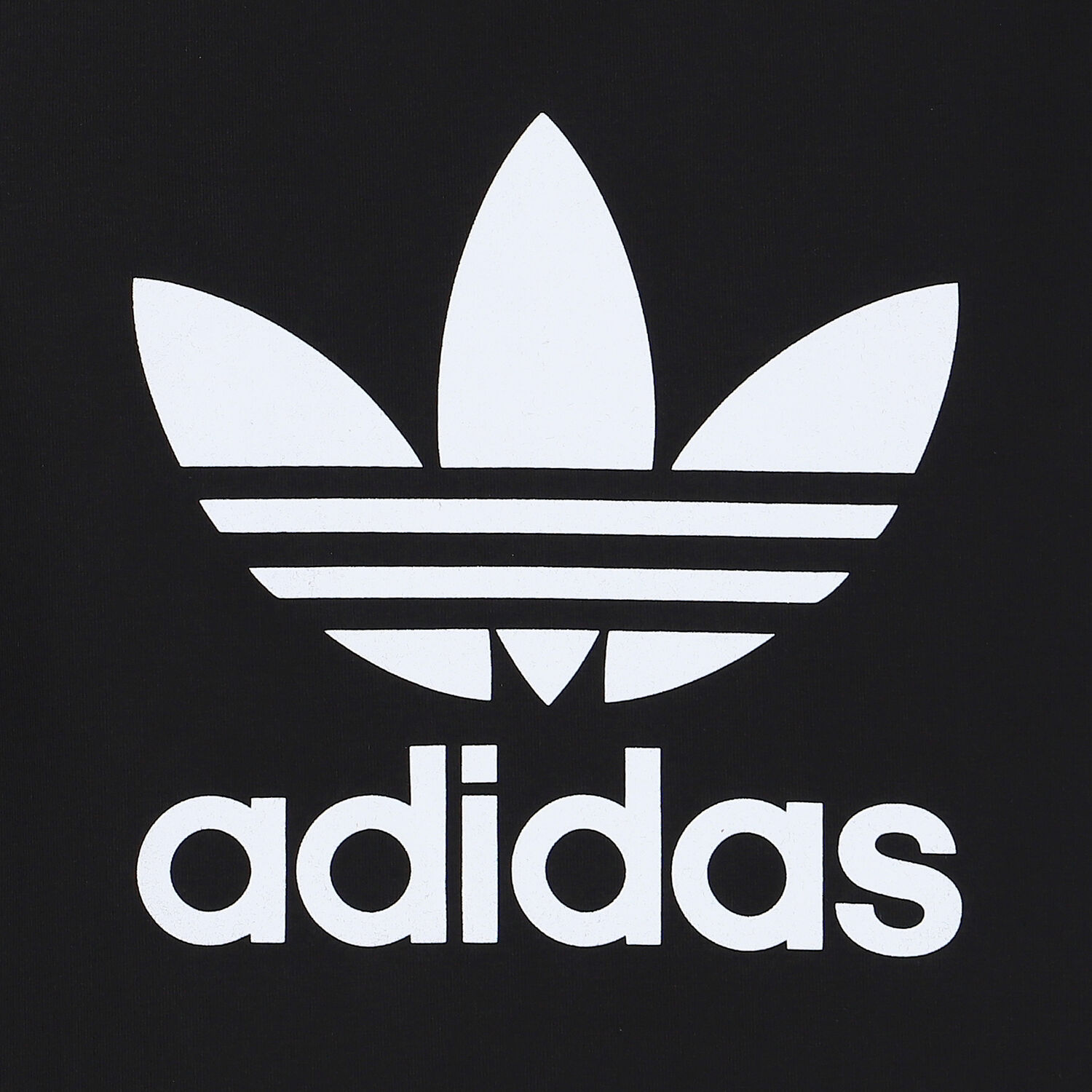 Girls Black Trefoil Logo Dress, 1, hi-res image number null