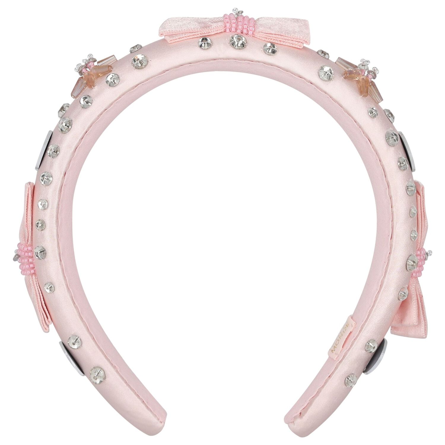 Girls Pink Embellished Headband, 1, hi-res