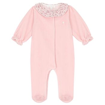 Baby Girls Pink Babygrow