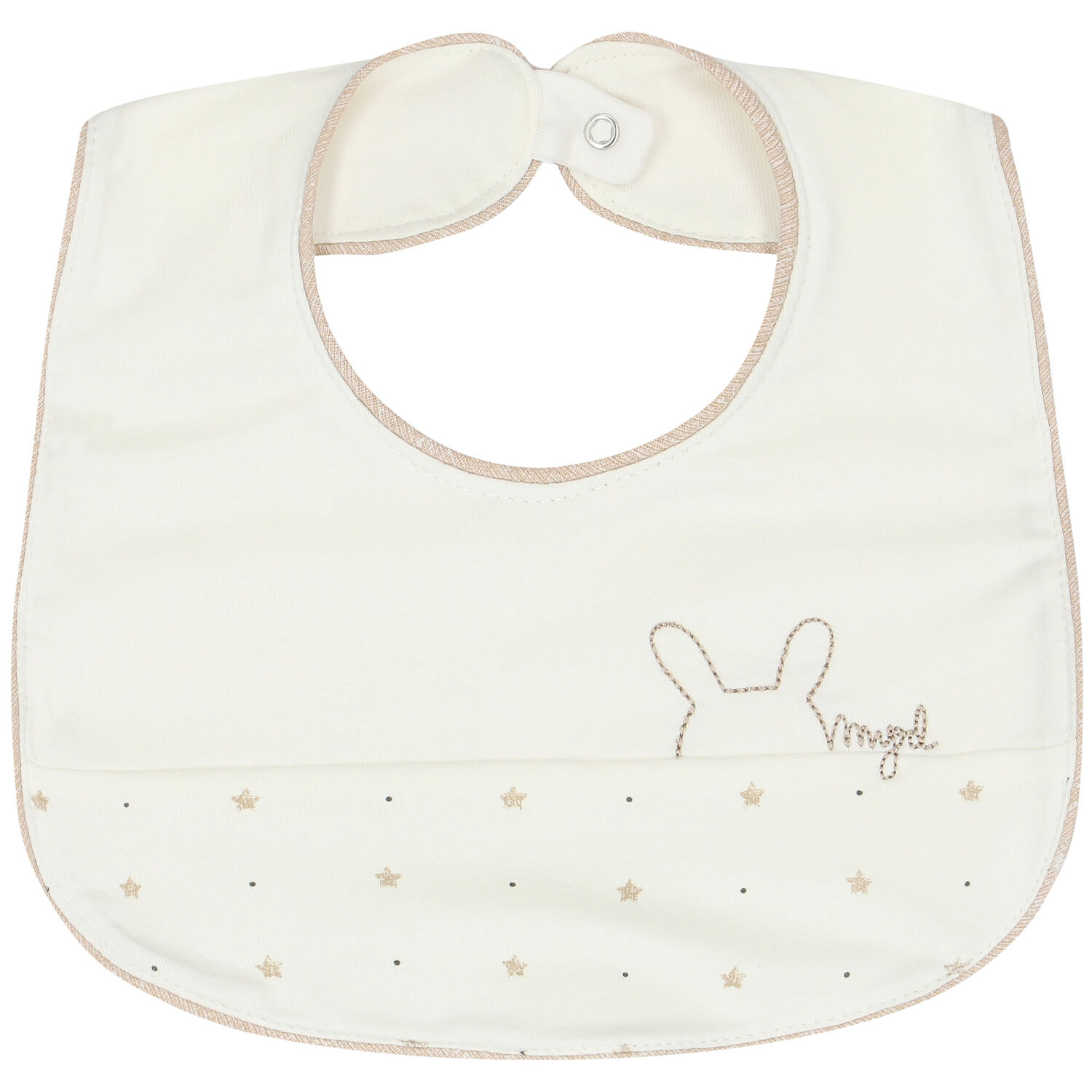 Ivory Bunny Baby Bibs (2 Pack), 1, hi-res image number null