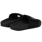 Girls Black Logo Sliders, 1, hi-res