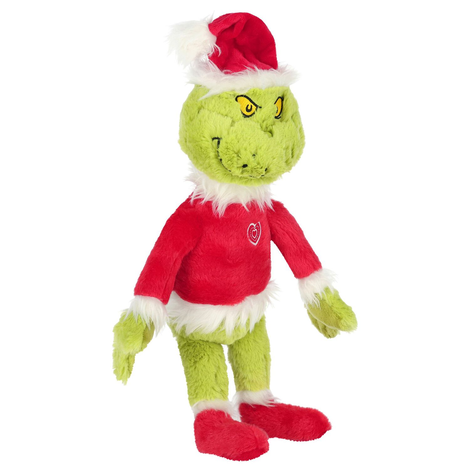 Green & Red Dr. Seuss Santa Grinch Baby Soft Toy ( 34CM ), 1, hi-res