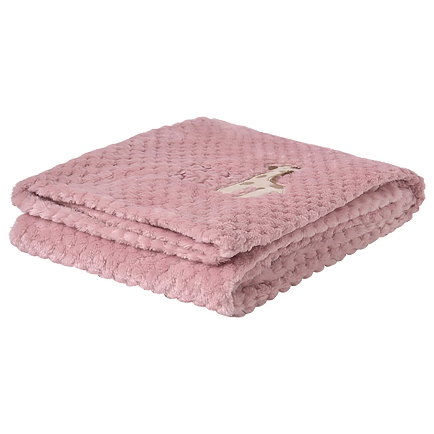 Baby Girls Pink Faux Fur Blanket, 1, hi-res