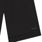 Boys Black Logo Shorts, 1, hi-res