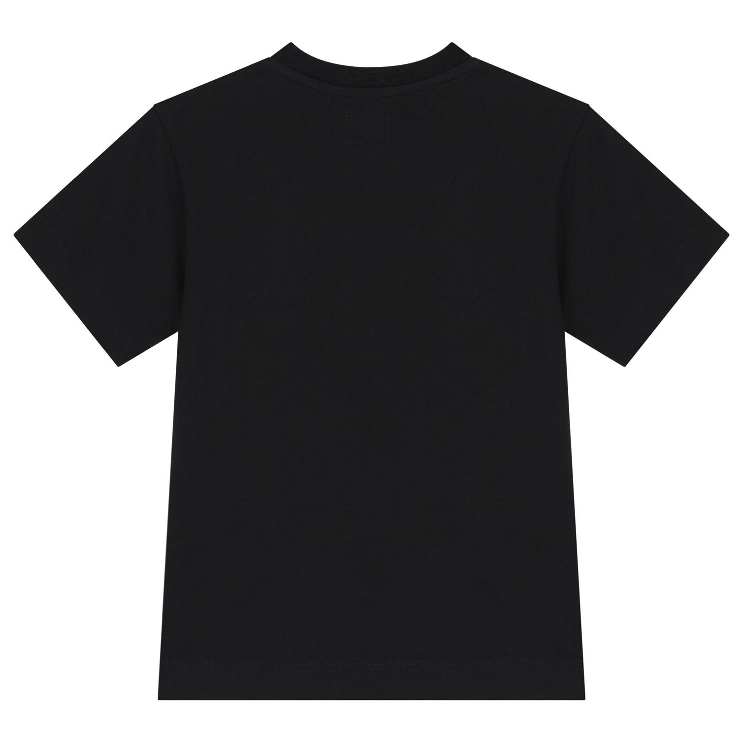 Boys Black Logo T-Shirt, 1, hi-res